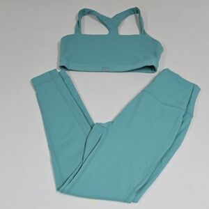 SET Active Teal Leggings and Top Set